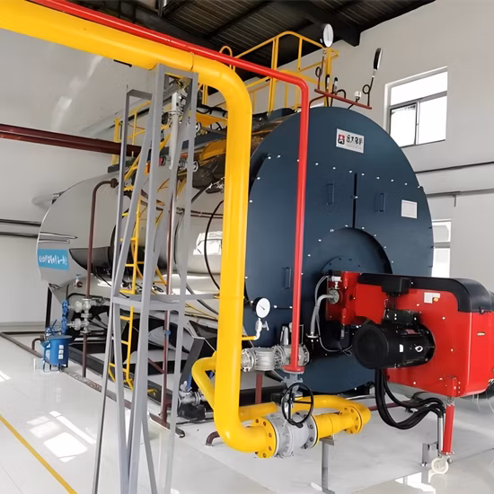 Dzl1, 2, 4, 6, 8, 10 Ton Carvão industrial horizontal/casca/tubo de fogo/biomassa/casca de arroz/noz de coco/bagaço/pelota de madeira/lenha sólida preço de caldeira elétrica a vapor