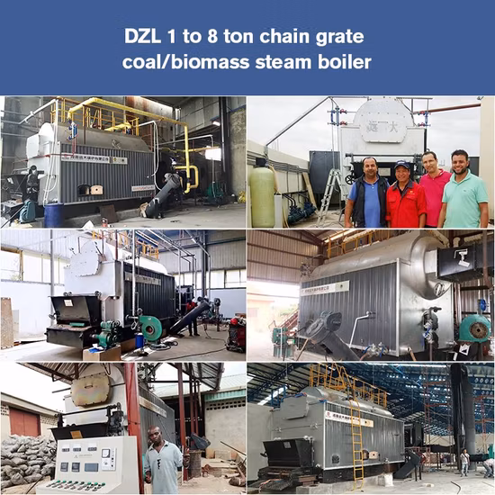 China Preço do fabricante Dzl Dzh Szl 1 a 40 Ton Carvão Automático Biomassa Pellets de Madeira Chips Log Firewood Fired Chain Grate Stoker Industrial Steam Boiler para venda