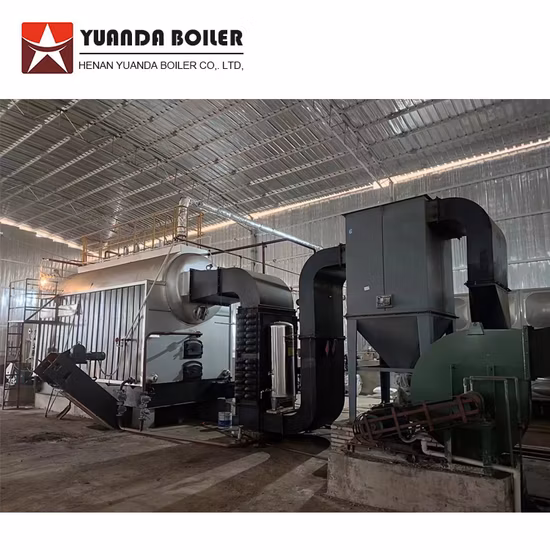 Modelo Dzl 0.7 1.4 2.8 4.2 5.6 7 10 14 MW Carvão Biomassa Madeira Lenha Aquecimento Central Caldeira de Água Quente para Estufa Esporte Hall Escola Edifício Comunitário