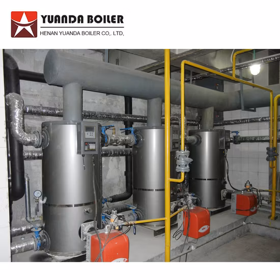Gerador de Vapor de Combustível de Biomassa de 200 Kg Usado Caldeira de Gás de Biomassa de Pellets Industrial