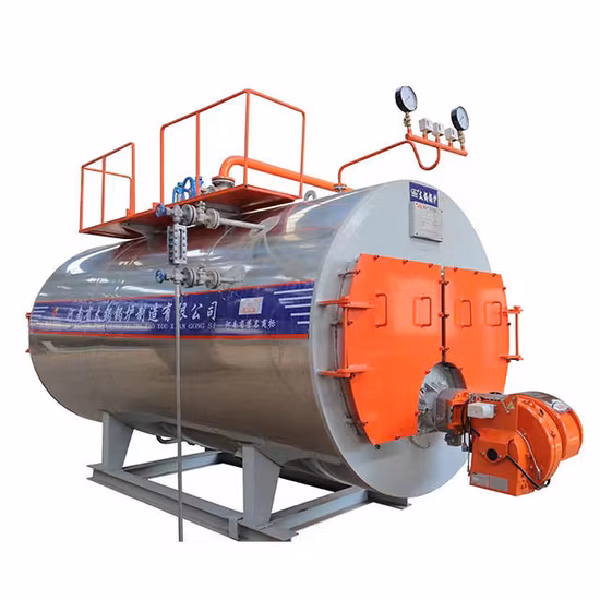Wns 0,7 a 14 MW Gás Natural/Diesel/Petróleo Combustível Industrial Automático Concentrado Equipamento de Aquecimento Caldeira de Água Quente